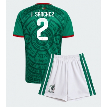 Billige Fotballdrakt Mexico Jorge Sanchez #2 Replika Hjemmedraktsett Barn VM 2026 Kortermet (med bukser)